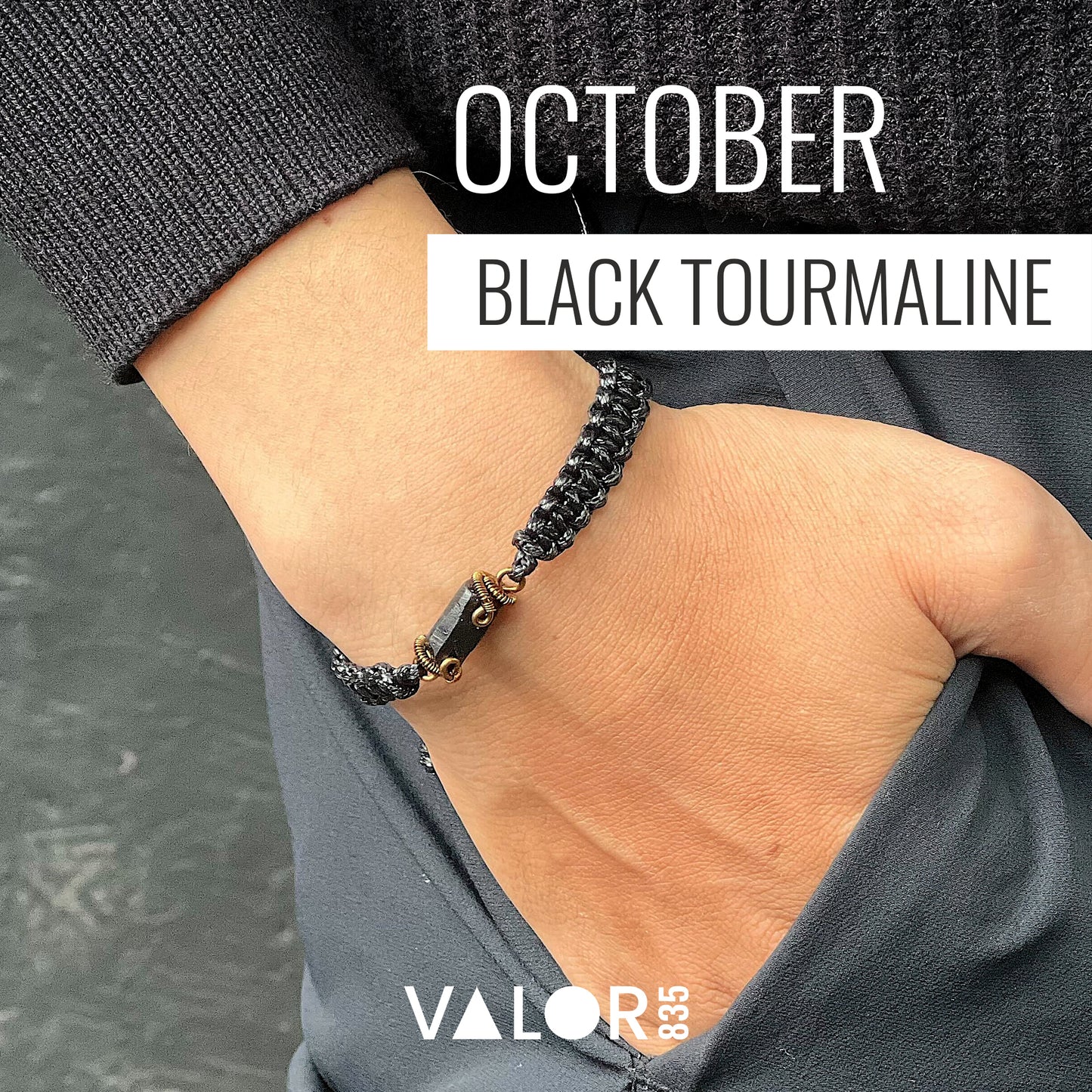 THE PROTECTOR BRACELET / BLACK TOURMALINE