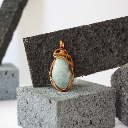 THE RELEASER PENDANT / AQUAMARINE