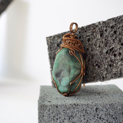 THE FORCE OF NATURE PENDANT / EMERALD