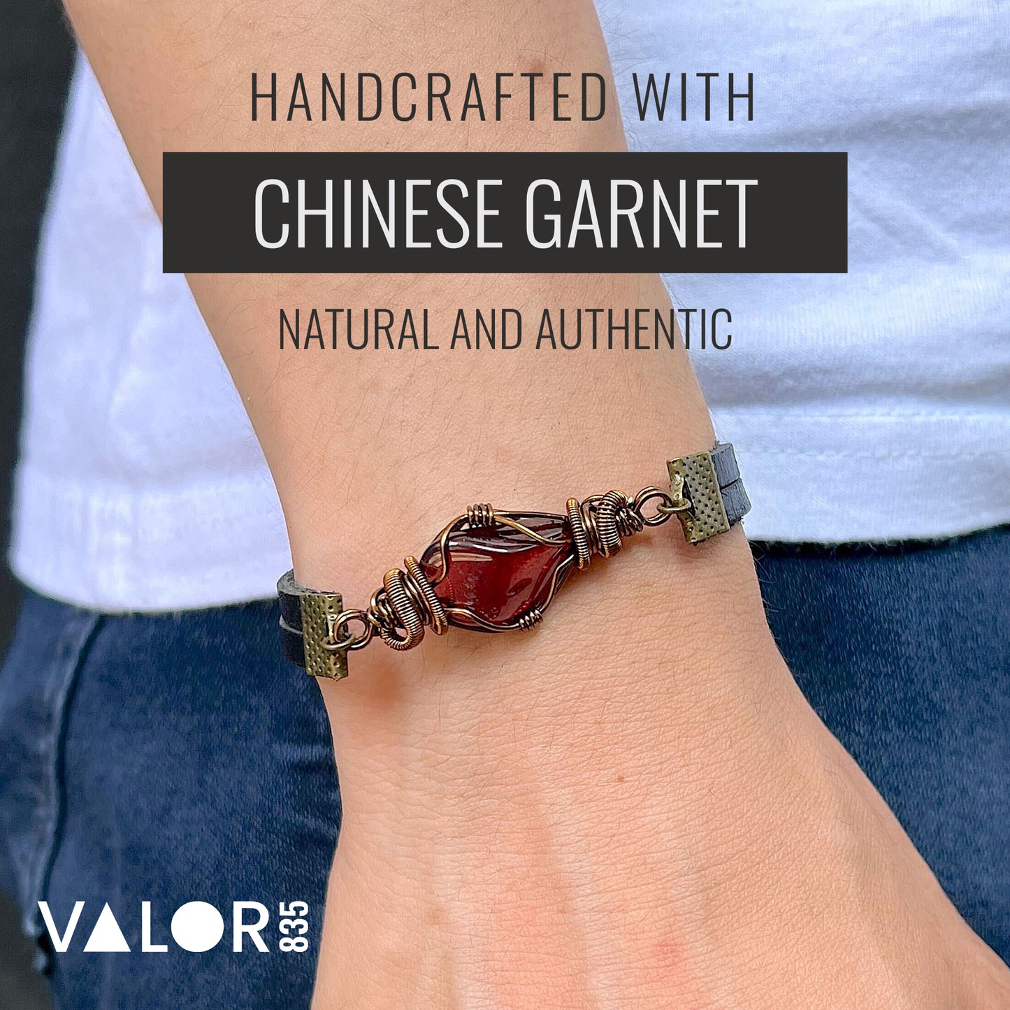 SILENT ACHIEVER BRACELET / GARNET