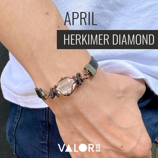 ENHANCER BRACELET / HERKIMER DIAMOND