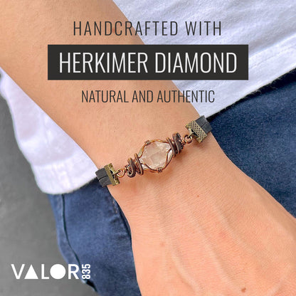 ENHANCER BRACELET / HERKIMER DIAMOND