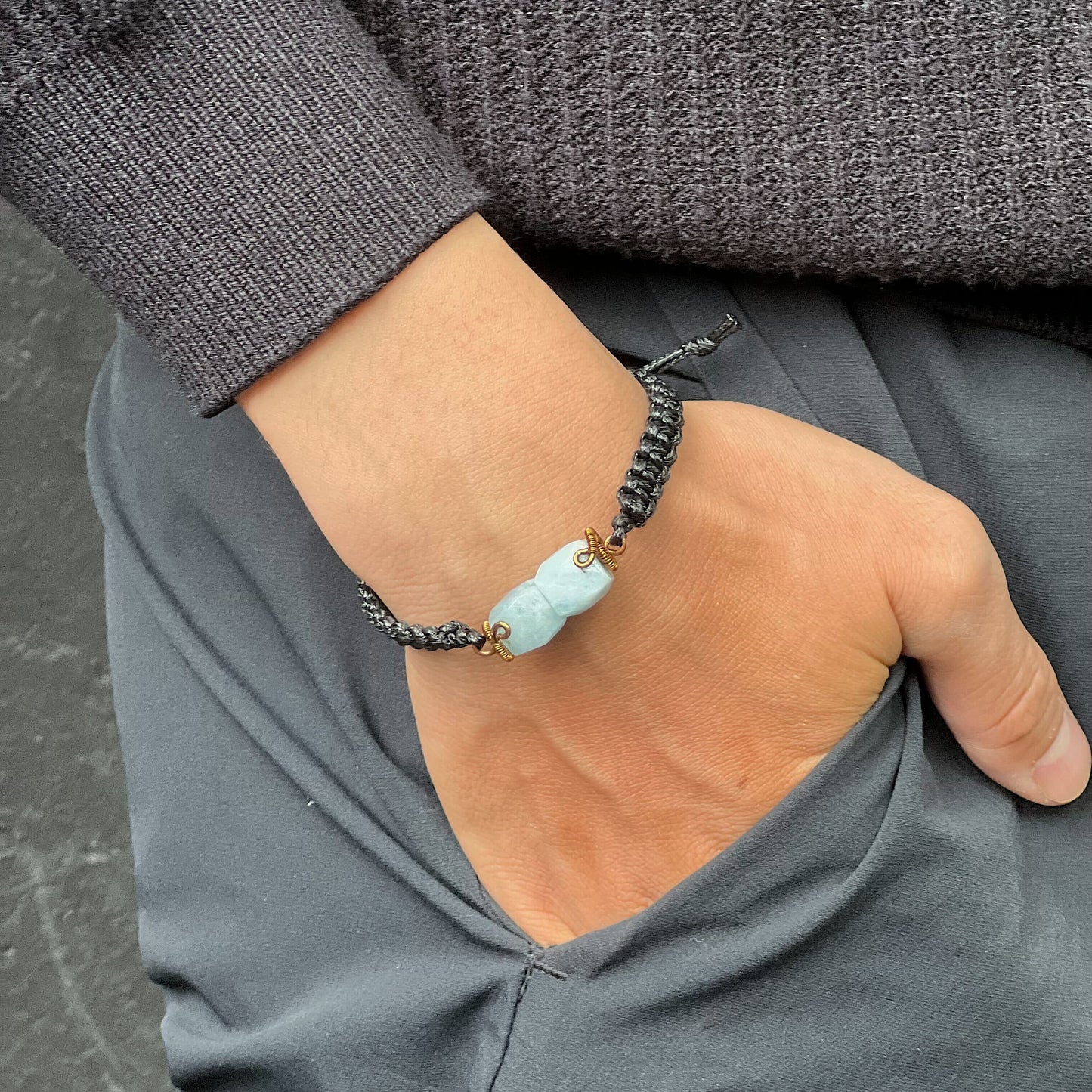 COMMUNICATOR BRACELET / AQUAMARINE