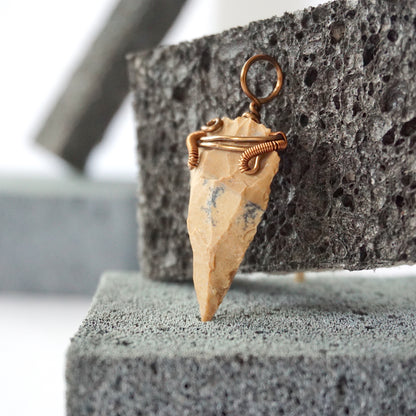 THE BUILDER PENDANT / BROWN JASPER