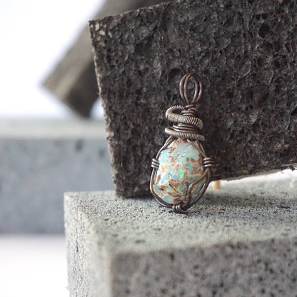 THE SHIELD PENDANT / FIRE OPAL