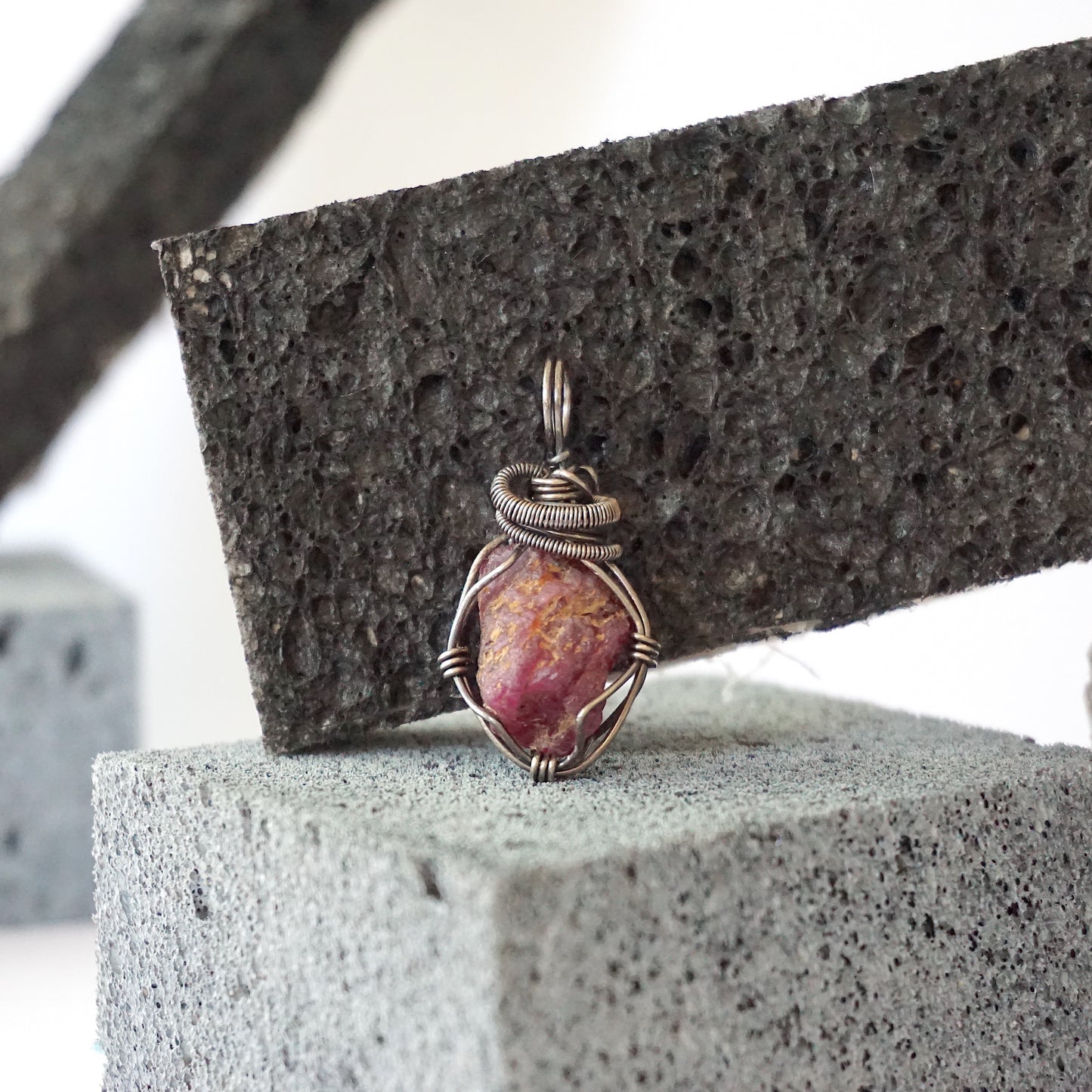 COMPASSION PENDANT / RUBY